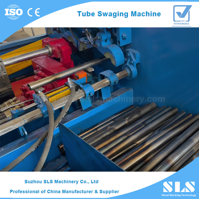 TF-50CNC Tipo di tipo a basso rumore Full Pipe automatico OD Riducimento del tubo che rastrema Swager Macchina